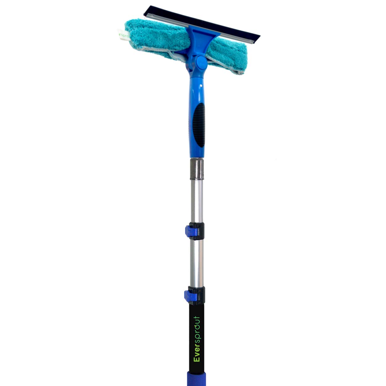 Dr.Dirt Swivel Window Squeegee,12 Inches Small Window Squeegee for