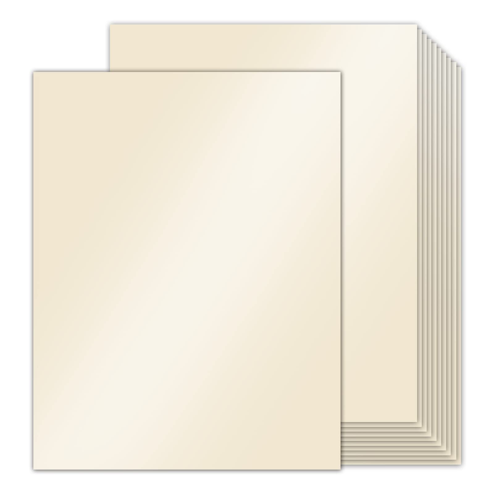 100 Sheets Cream Shimmer Cardstock 8.5 x 11 Metallic Paper Goefun 80lb Card  Stock Printer Paper for Invitations Certificates Crafts Card Making cream  shimmer 8.5x11