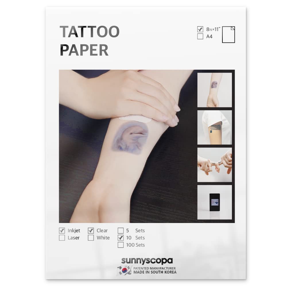 DIY Temporary Tattoo Paper for Inkjet or Laser Printers, Kids Fun