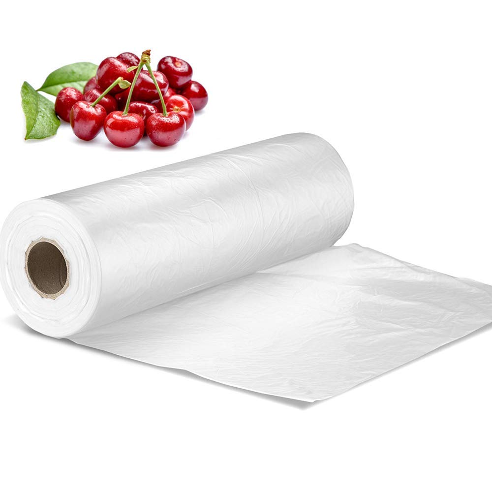 1roll Clear Plastic Food Storage Bag, Portable Multifunction Fruit Fresh  Keeping Disposable Storage Bag For Household