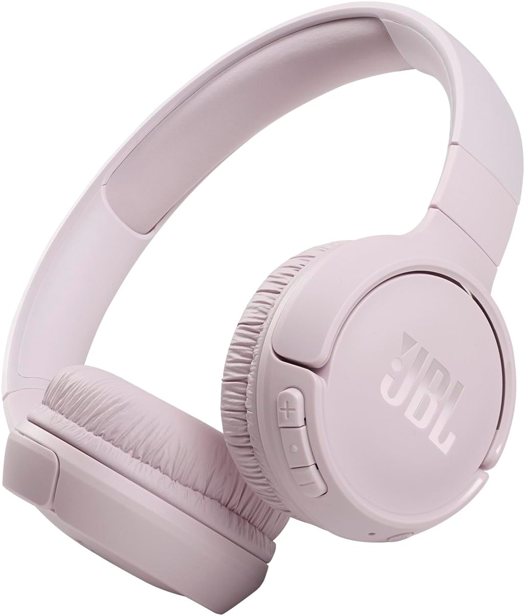 JBL Tune 510BT Wireless On Ear Headphones with Purebass Sound Rose