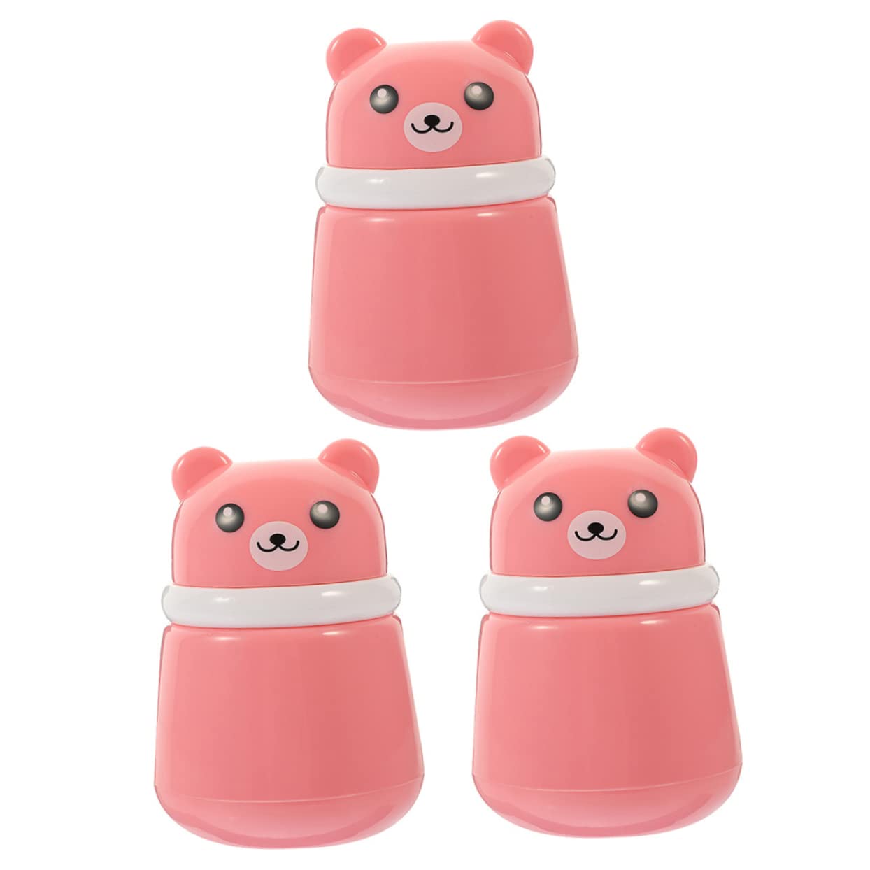 BIUDECO 3pcs Powder Puff Box Baby Powder Puff Baby Powders Baby