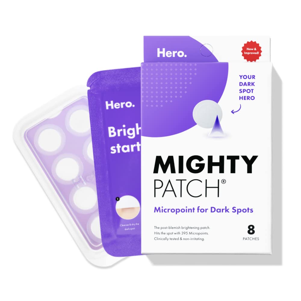 Mighty Patch Invisible+ from Hero Cosmetics - Daytime Hydrocolloid Acne Pimple Patches (27 Patches)