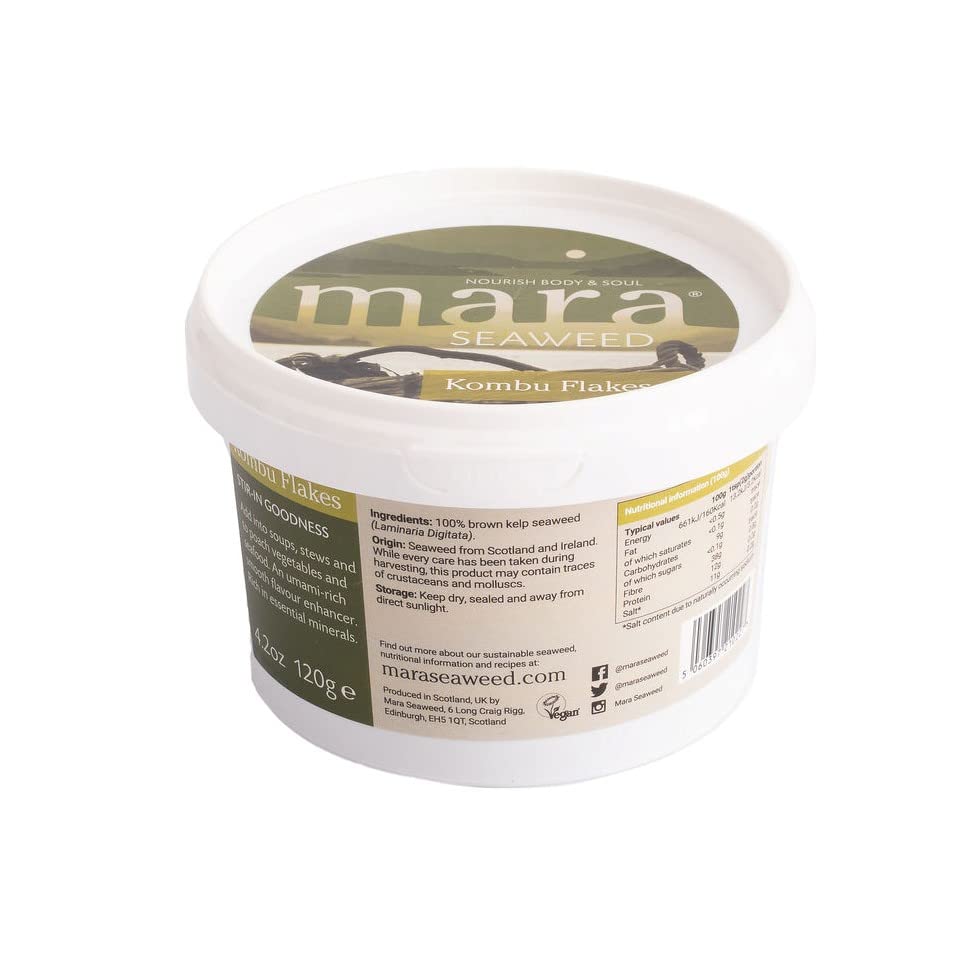 Mara Seaweed Kombu Kelp 120g Catering Tub Tub 120g