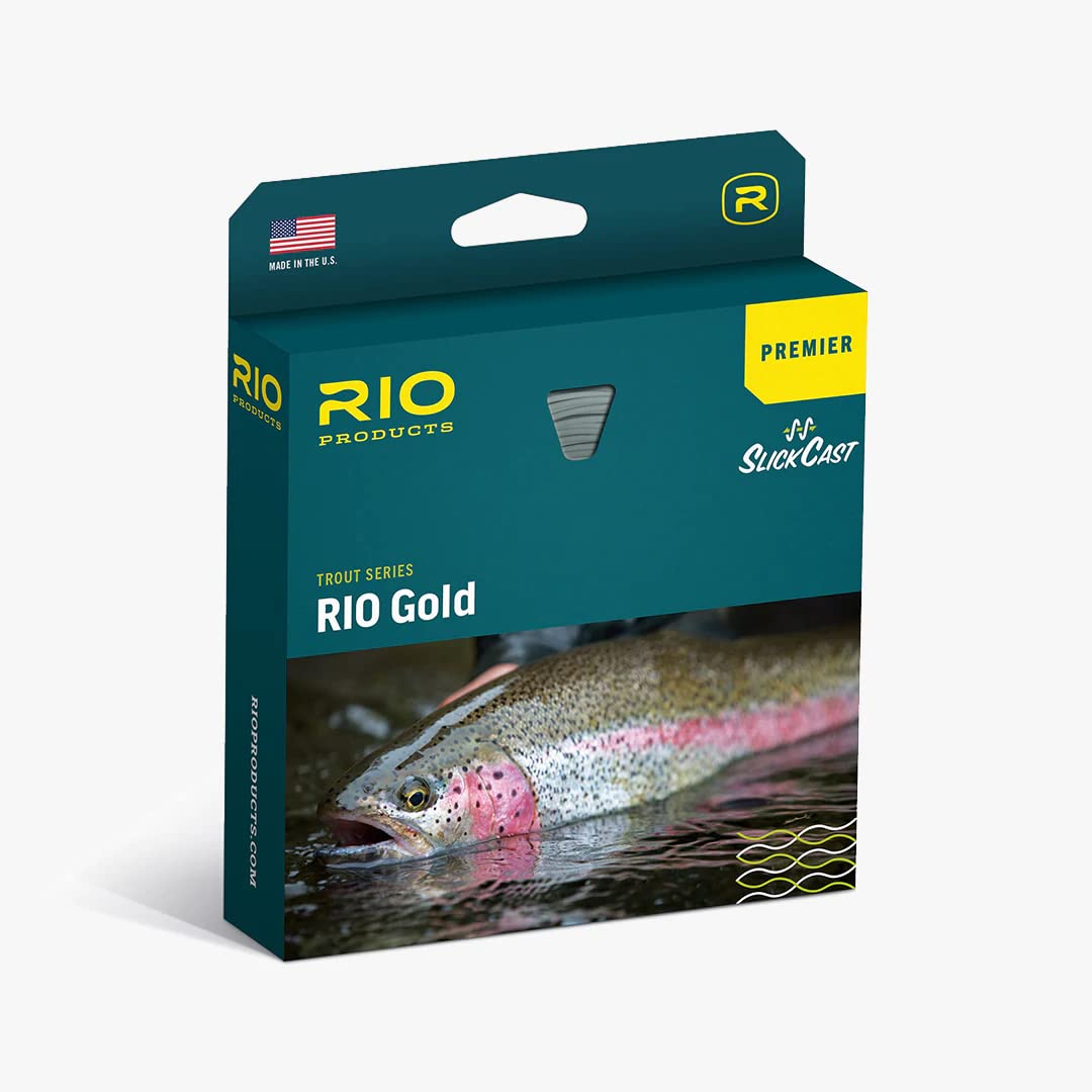 Rio Premier Gold Fly Line, Easy to Cast Flies from Size 2 to 22