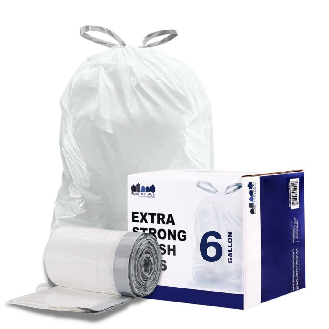 Plasticplace 42 Gallon Contractor Trash Bags, 50 Count, Clear