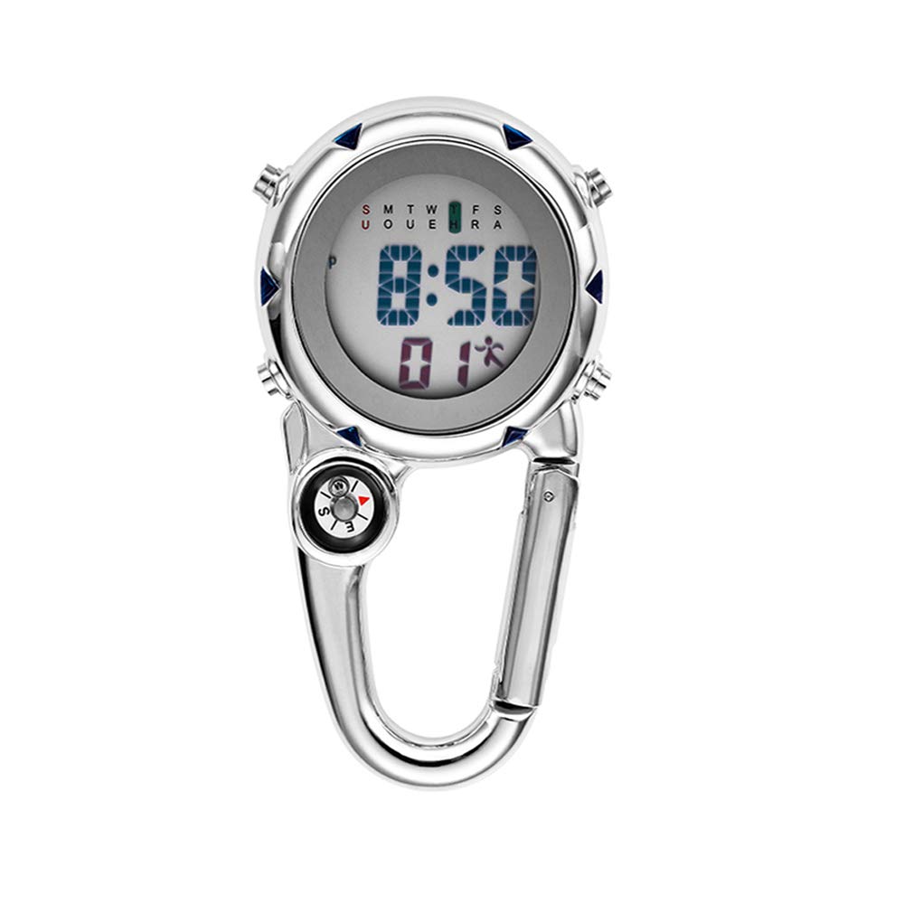 Watch Pocket Carabiner Hanging Fob Digital Clip Outdoor Watches S Men Strap  Nylon Multipurpose Clock Hiking Backpacking - Walmart.com