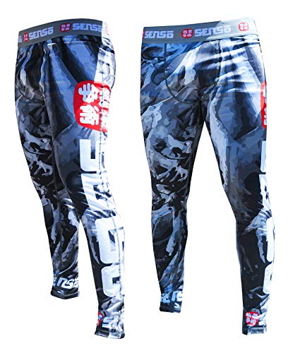 Senso Roots Spats Compression Pants Base Layer for Jiu Jitsu, Grappling,  Wrestling, BJJ, NOGI 30