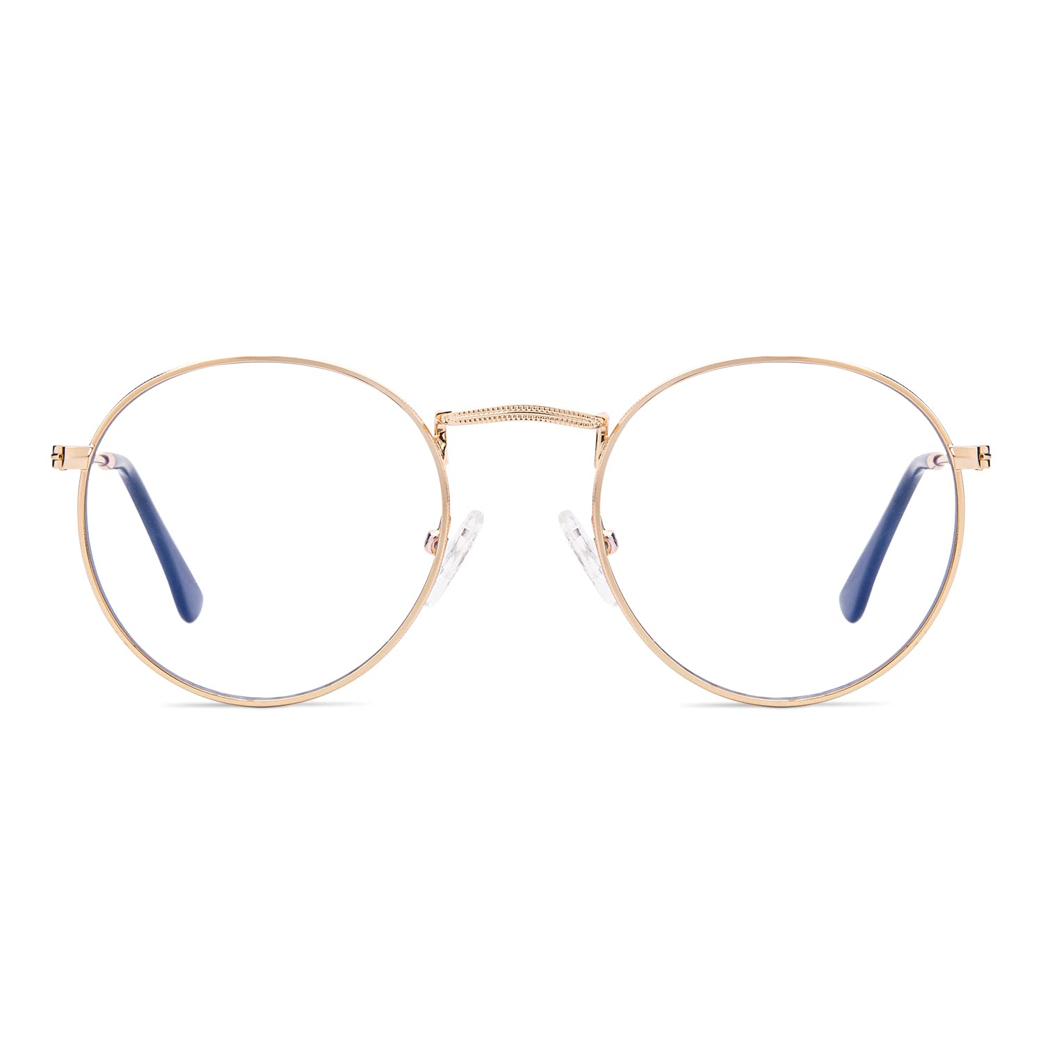 Trending Blue Light Blocking Women's Metal Glasses Frame With