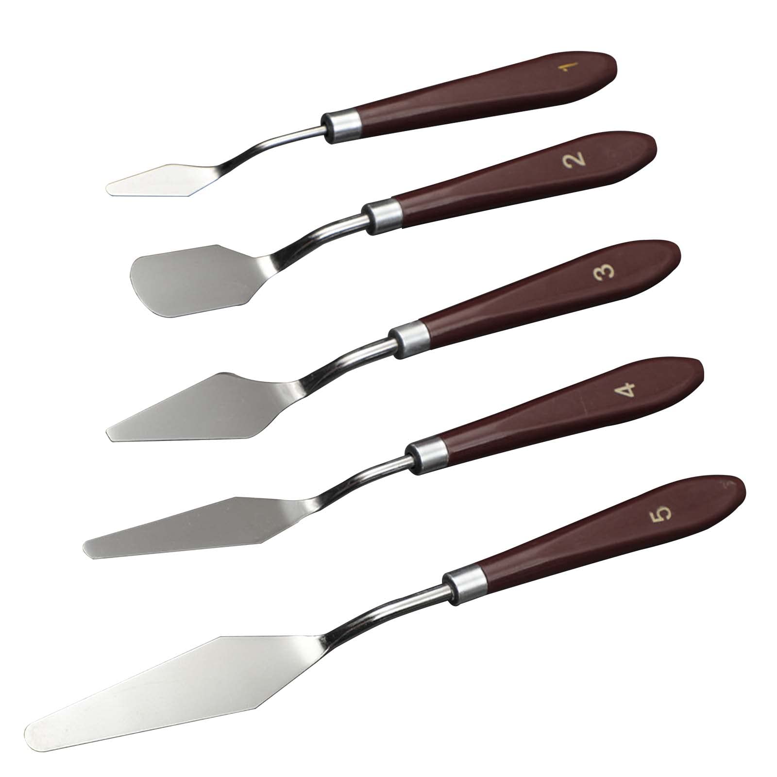 5 PCS Painting Knives Stainless Steel Spatula Palette Knife Oil