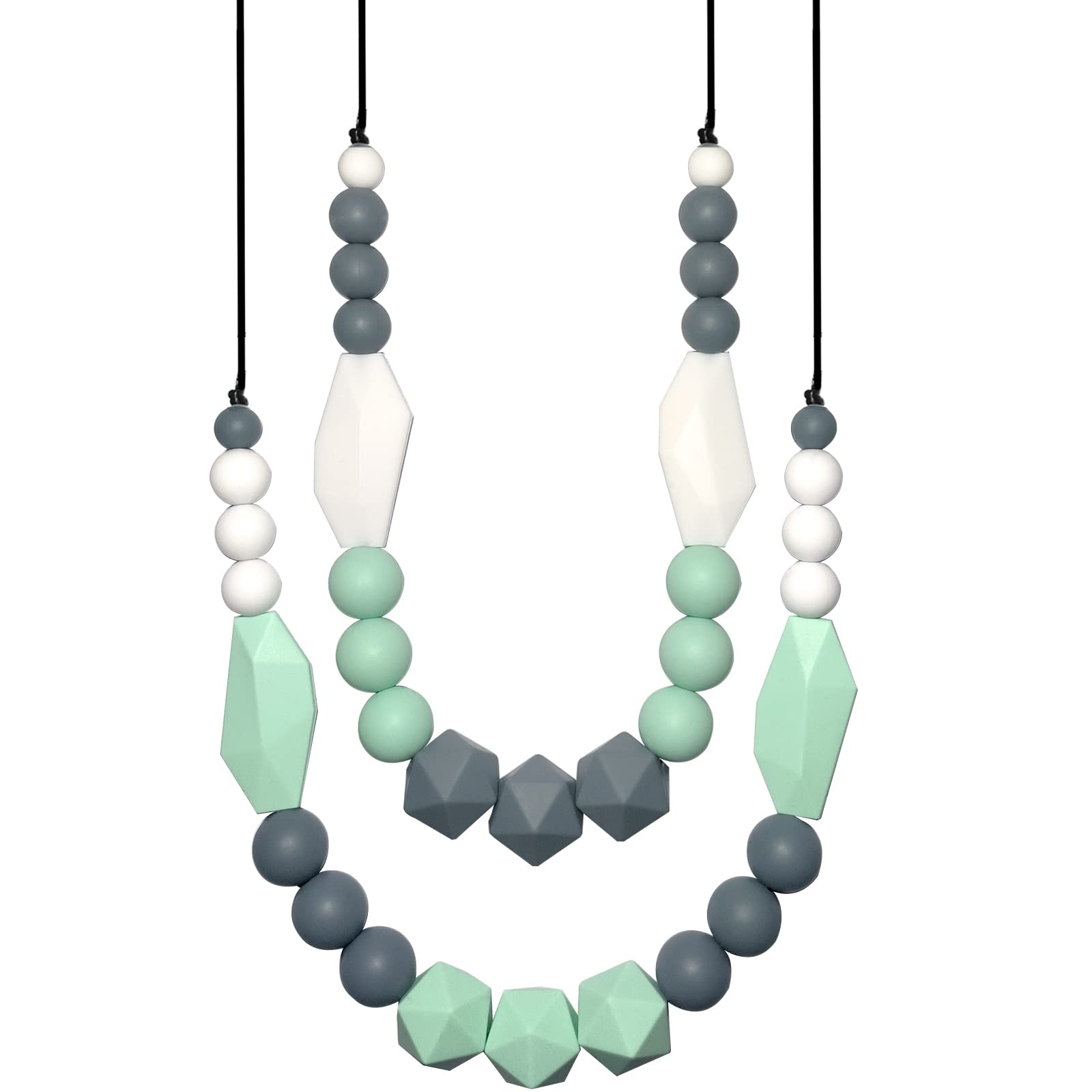 Silicone 2024 teething necklace