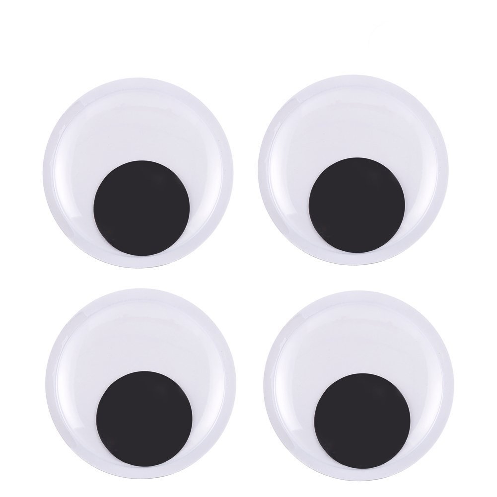  6 Pieces 4 Inches Googly Google Eyes Self Adhesive