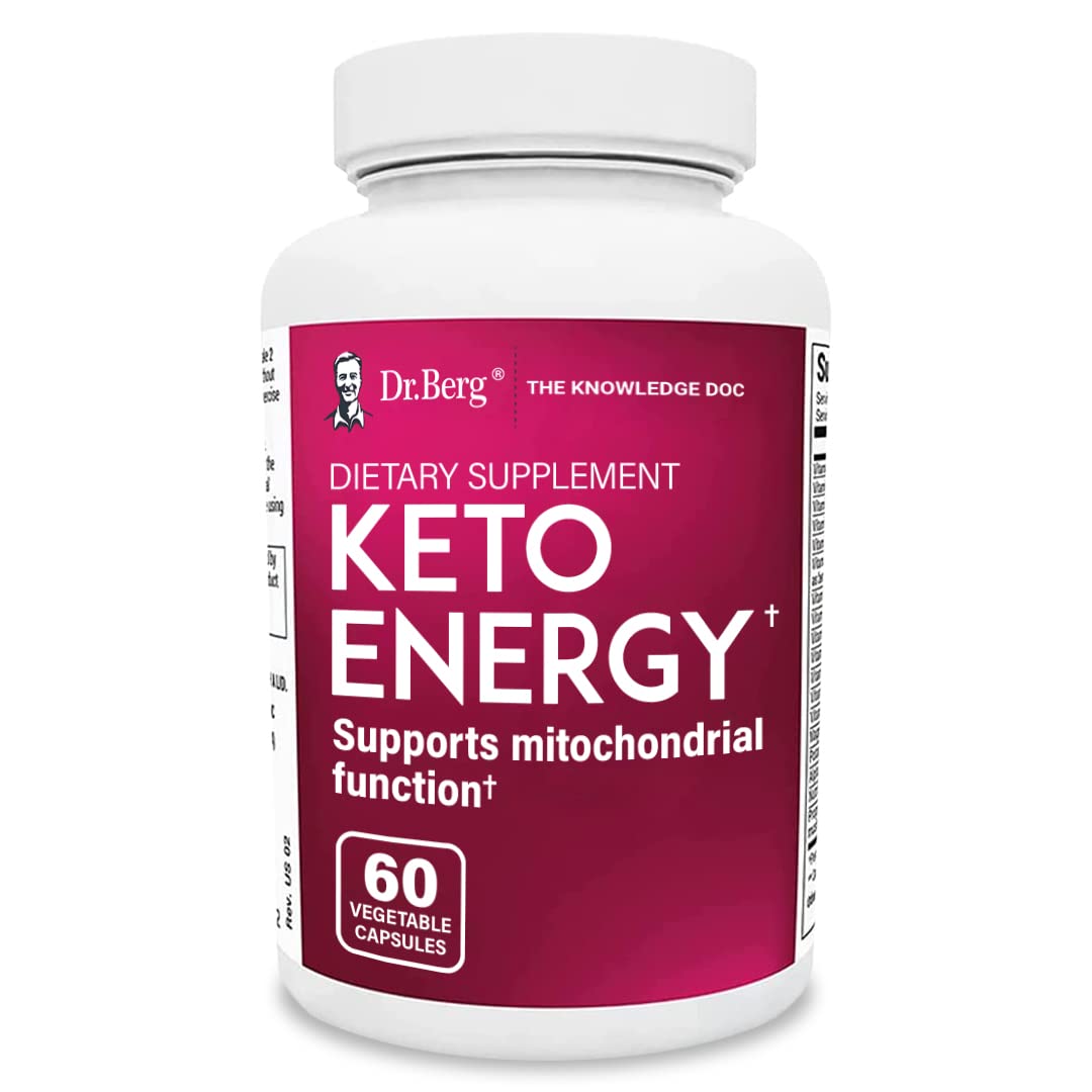 Dr Bergs Keto Energy Enhanced Mitochondrial Support Nutritional Energy Supplement With