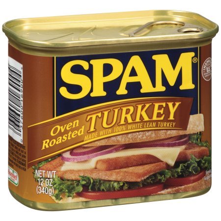 Spam Oven Roasted Turkey 12 oz Can Treet Lunch Meat Hormel spicy sandwich