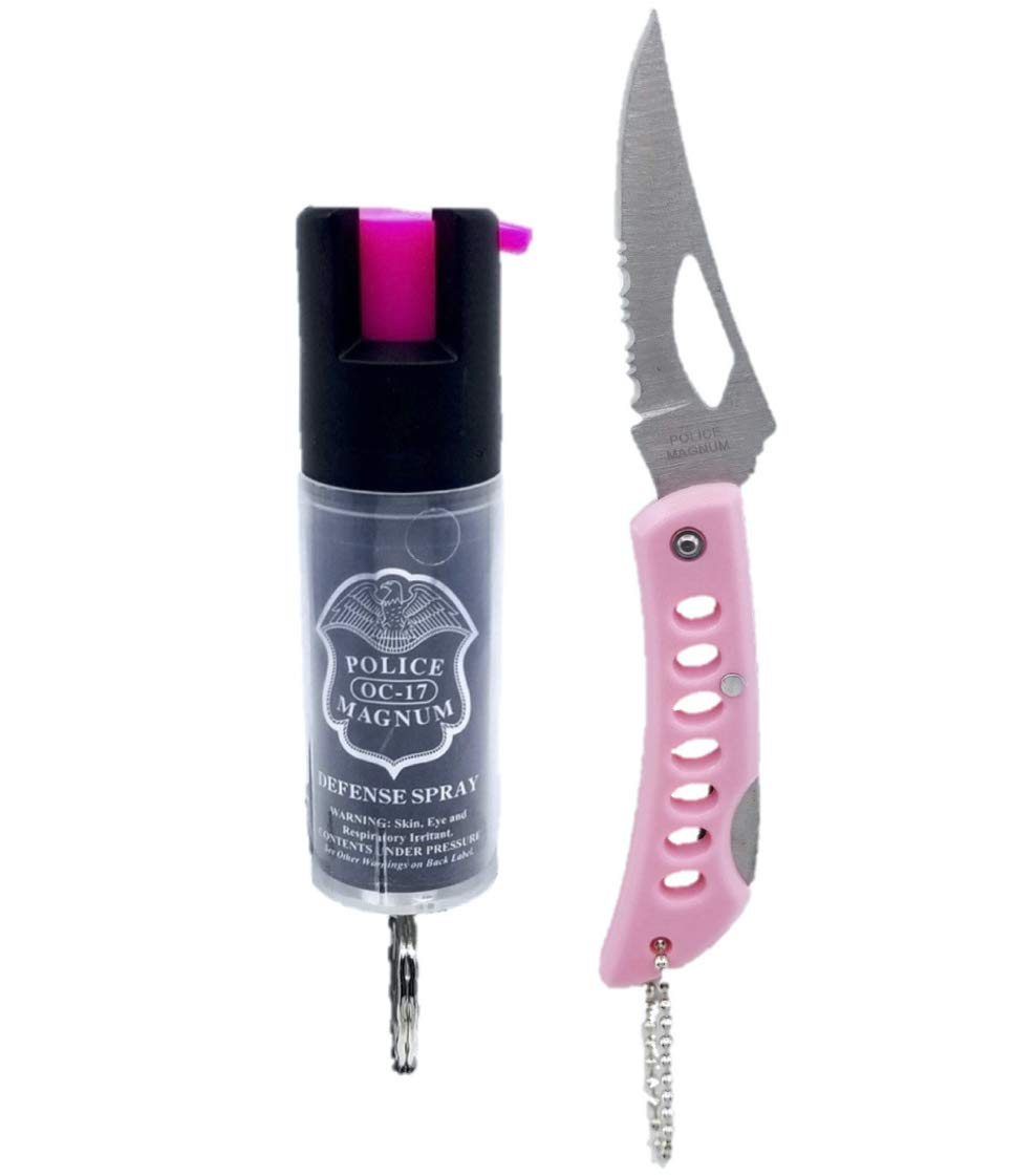 POLICE MAGNUM Bulk Pepper Spray 10 Pack .50oz Mini Keyring Self Defense  Safety