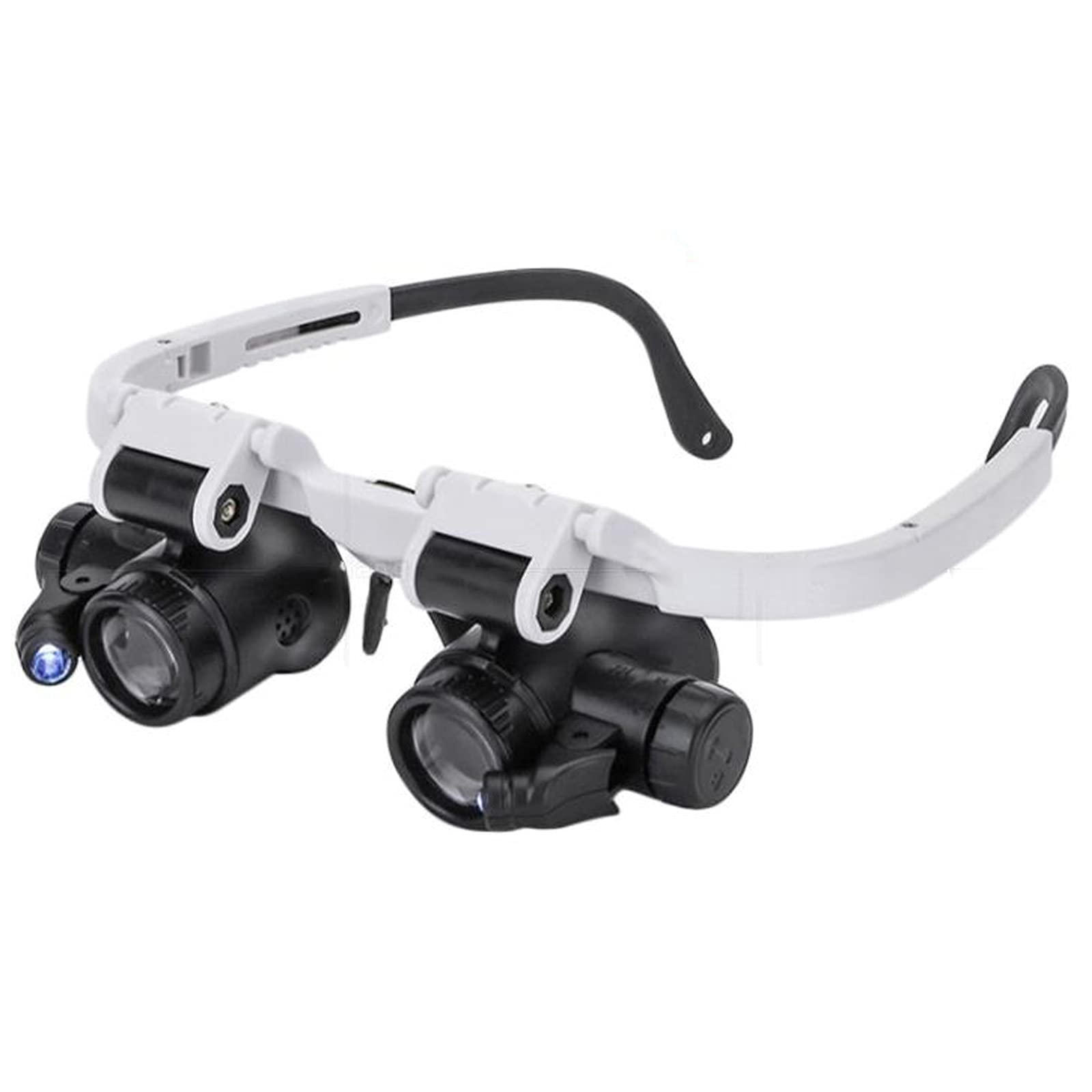 Magnifying Glasses Jewelry Loupe 8X 15X 23X Watch Repair Magnifier  Miniature Magnifying Glass Eye Loop Coin Magnifier Headset Hands Free  Magnifier Illuminated Magnifier LED Headband Jewelers Loupe