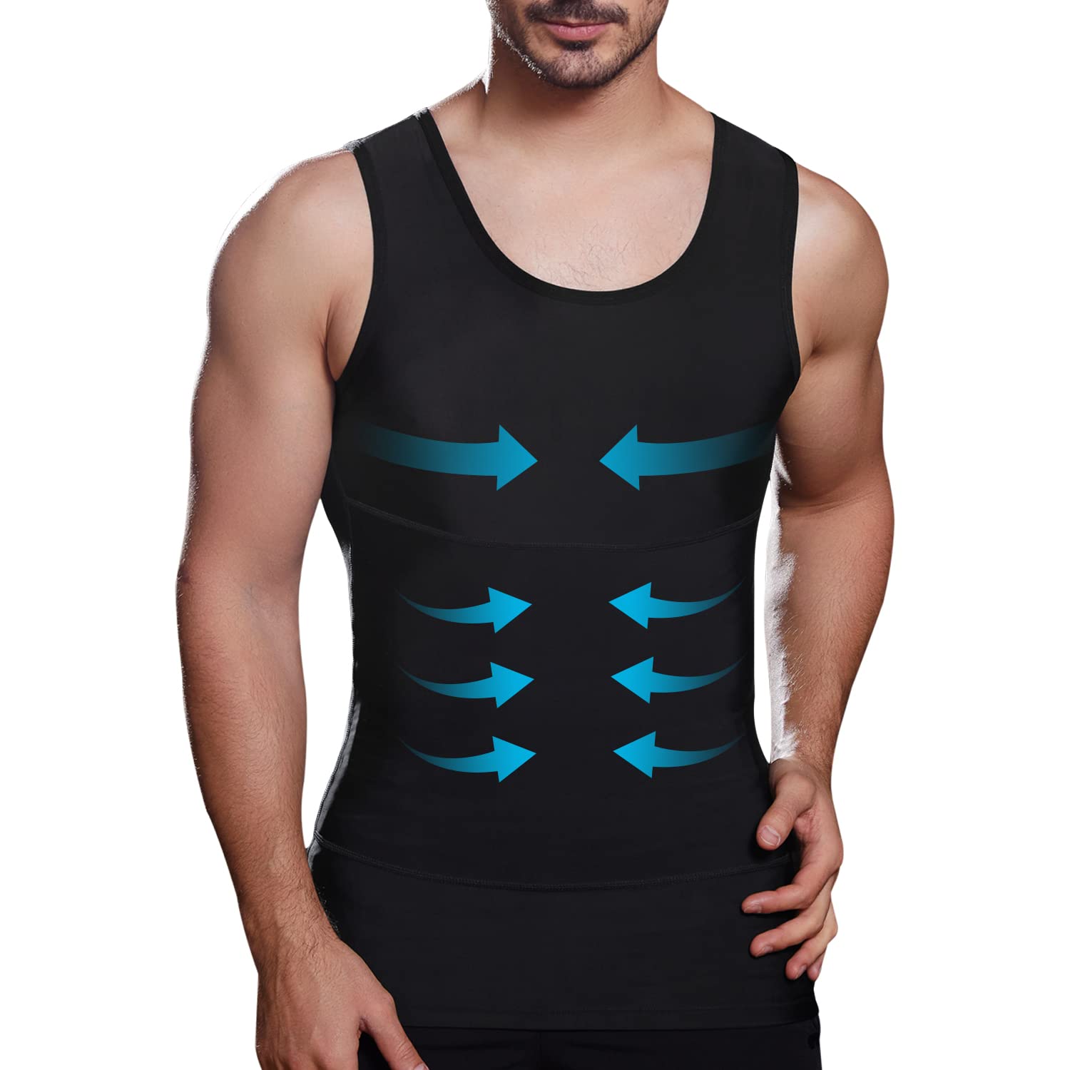 Guys Men Chest Compression Top,Guys Men Compression Top,Guys Men Chest  Gynecomastia Compression Top, Shirts -  Canada