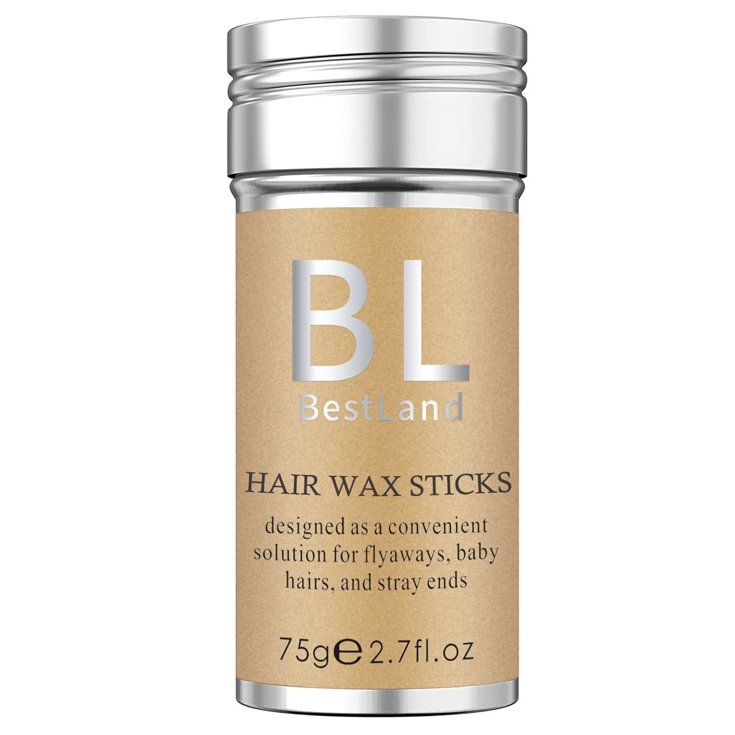 BestLand Hair Wax Stick Flyaways Hair Stick Non-greasy Styling Wax Stick  for Hair Edge Control Hair Finishing Slick Wax Stick Flyaways Edge Frizz  Baby Hairs (2.7 Fl Oz (Pack of 1))