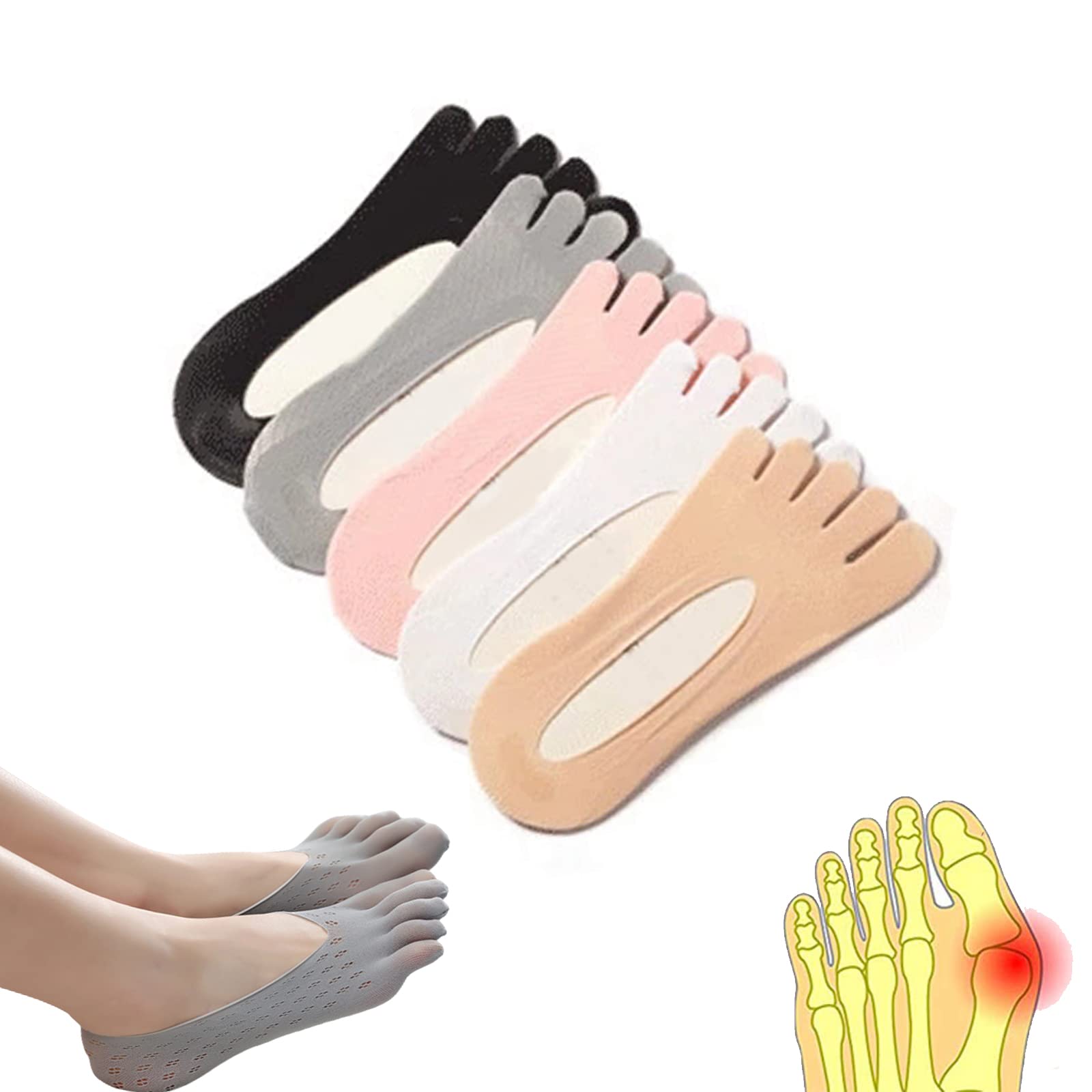 Sock Align Toe Socks for Bunion, Sockalign Bunion Socks, Orthoes Bunion  Relief Socks, Orthopedic Compression Toe Sock Women, Anti Bunions Health  Sock