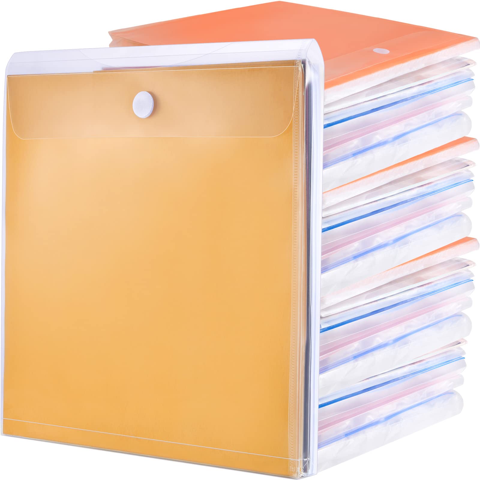 Jutom 12 Pcs Vertical Scrapbook Paper Holder Frosted Scrapbook Storage  Organizer 12x12 Paper Storage Organizer Foldable Scrapbook Paper Storage  for