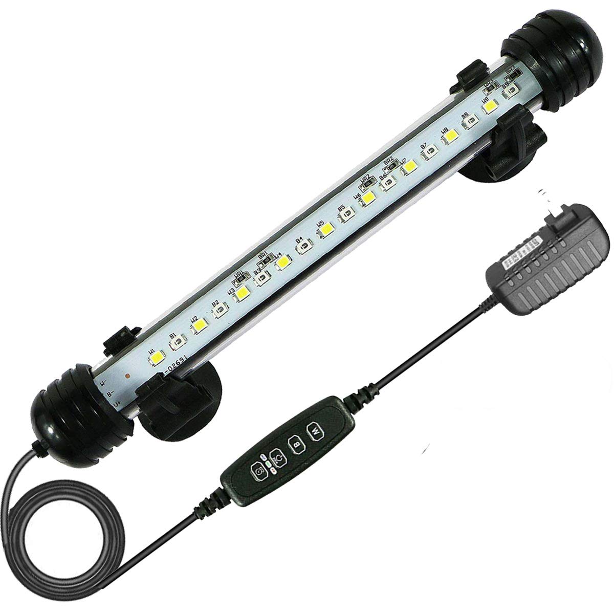 MingDak Submersible LED Aquarium Light Fish Tank Light with Timer