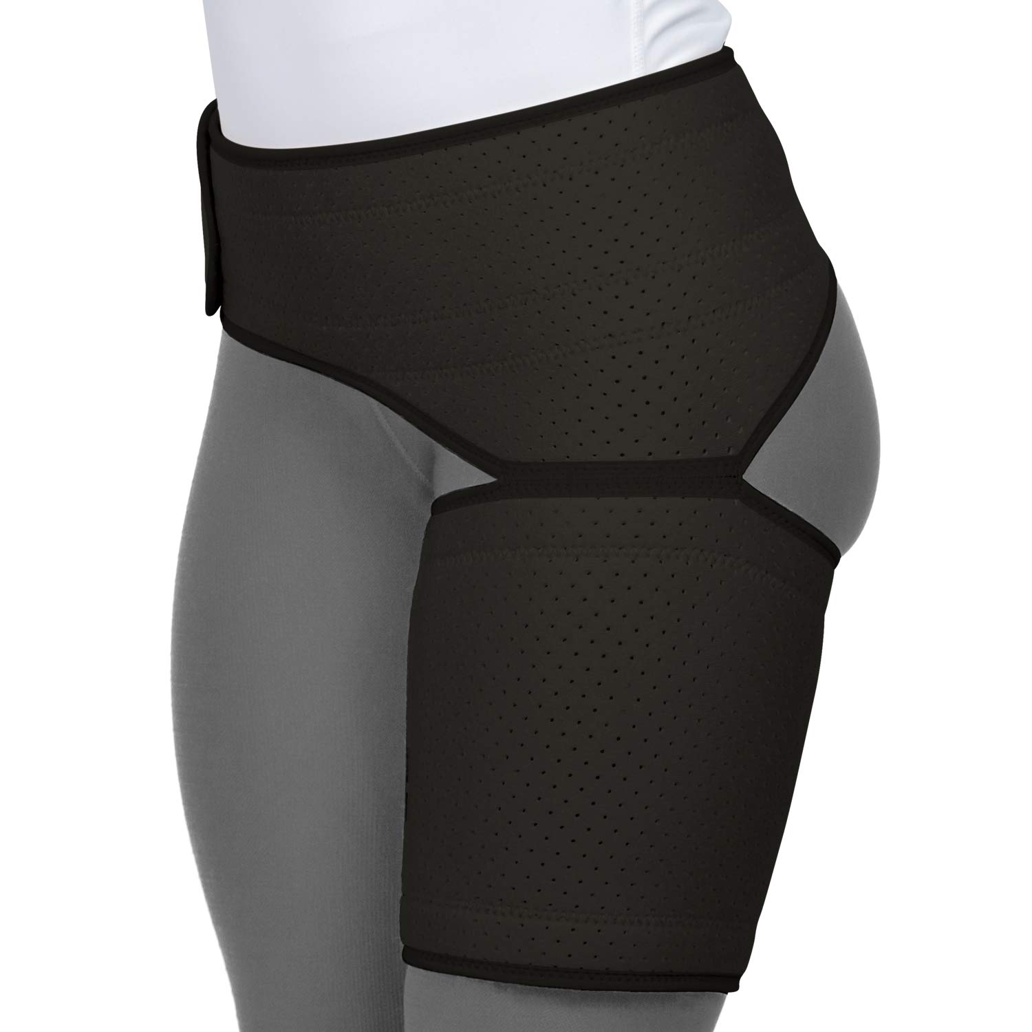 Groin Hip Braces Black Fitness Leggings Groin Belt Anti - Temu