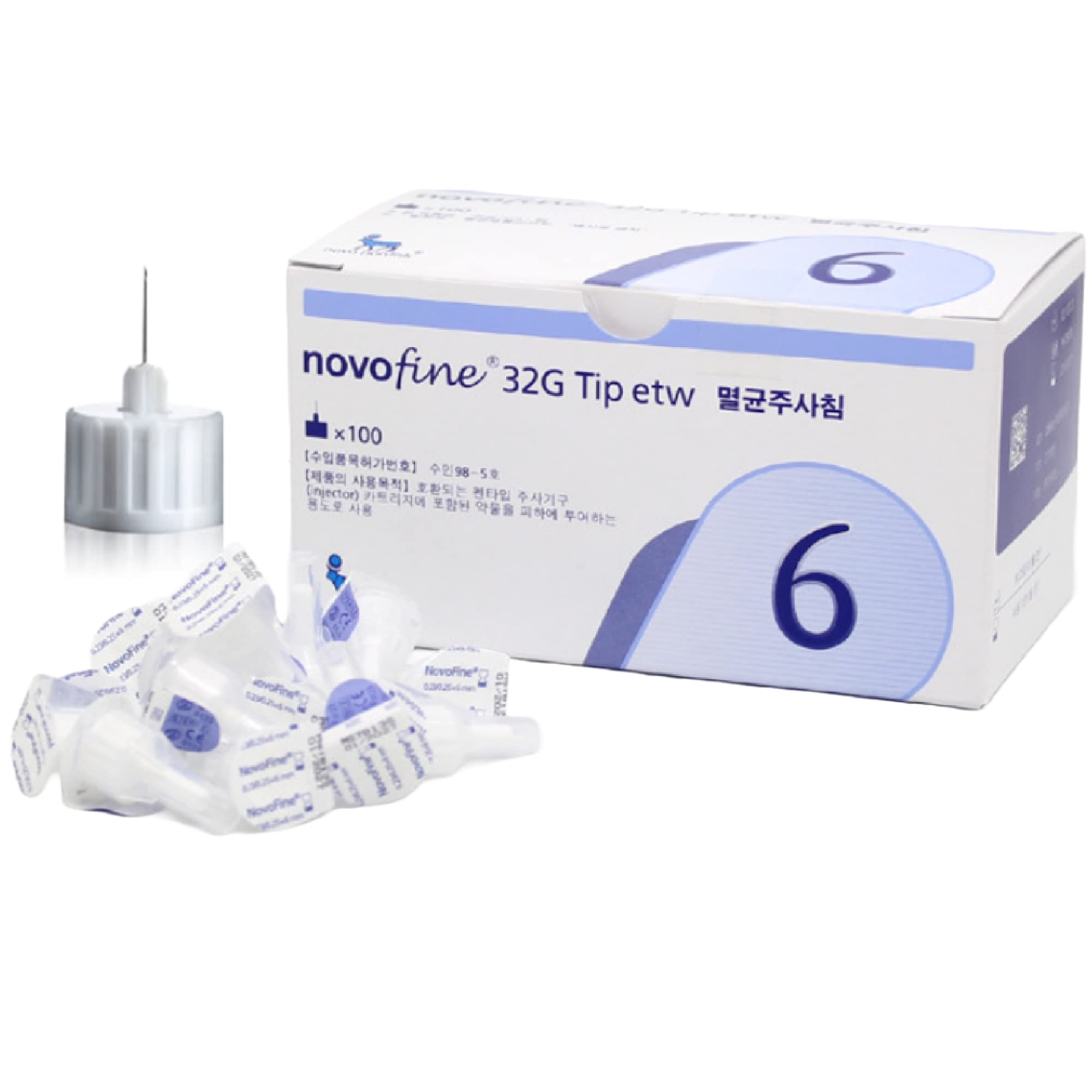 NovoFine® 6mm 32g TIP etw Injektionsnadeln 100 St - SHOP APOTHEKE