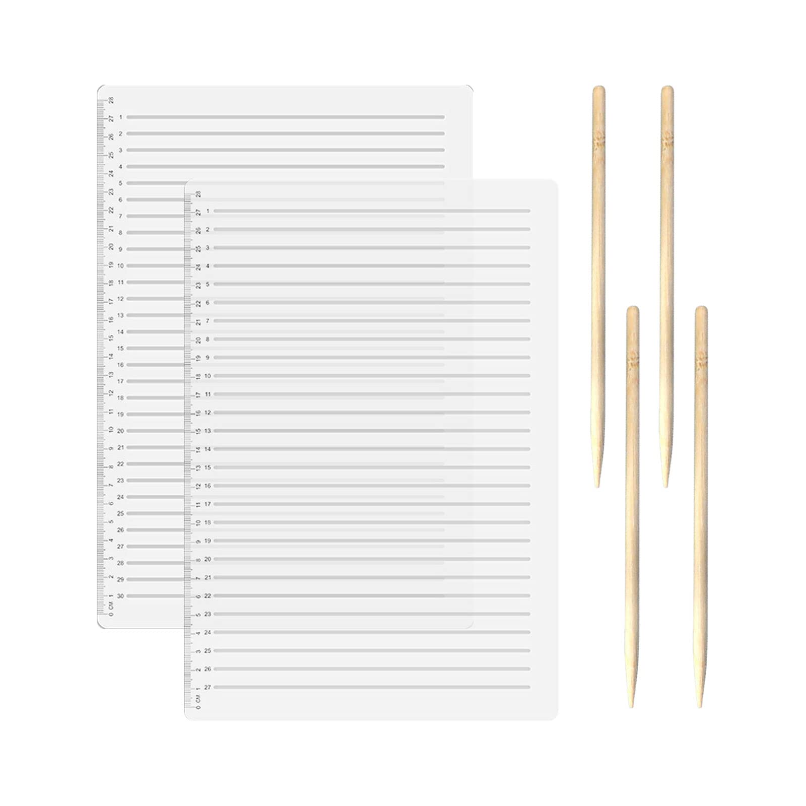 A4 Line Lines Guidelines Stencil Template for straight handwriting - Acrylic
