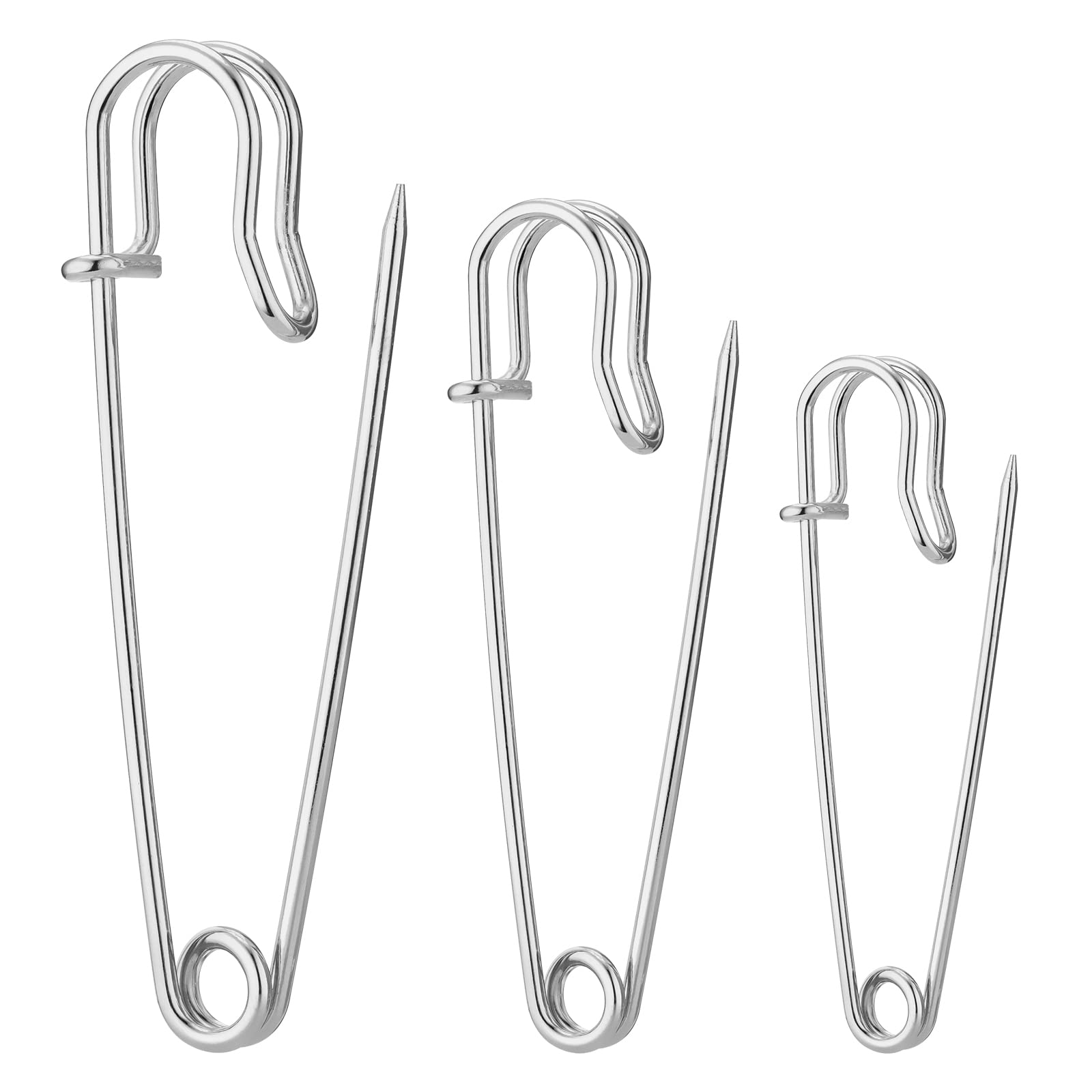 10PCS of 5 Inch Large Safety Pins for Clothes Big Safety Pins