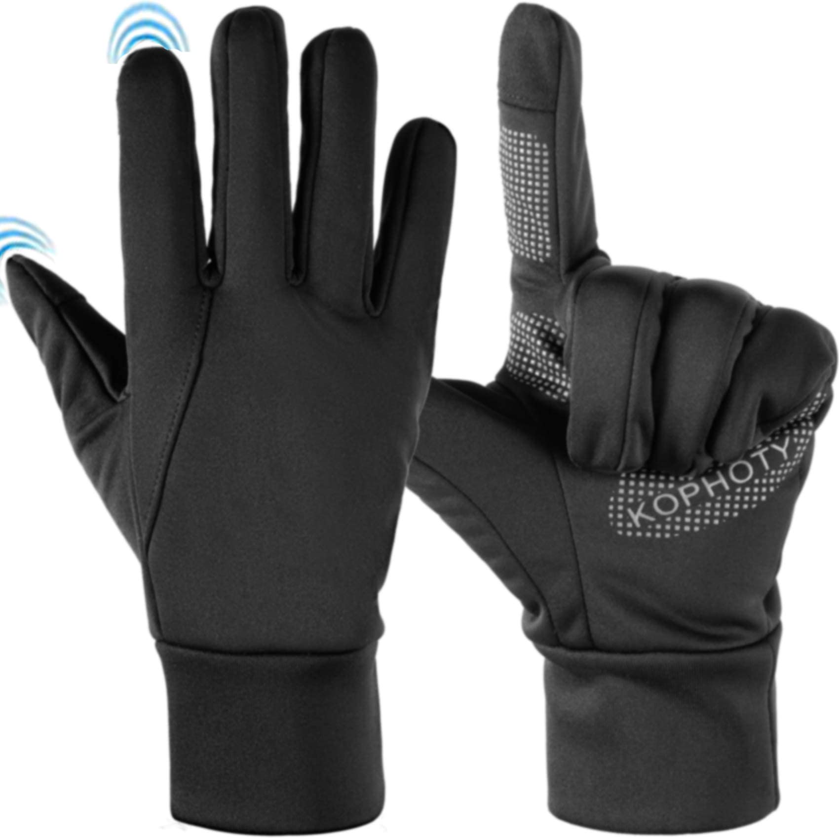  Mens Gloves Winter Touchscreen Texting Phone Windproof Driving  Motorcycle Gloves for Men Fleece Lined Warm Gloves (Black, M) : Clothing,  Shoes & Jewelry