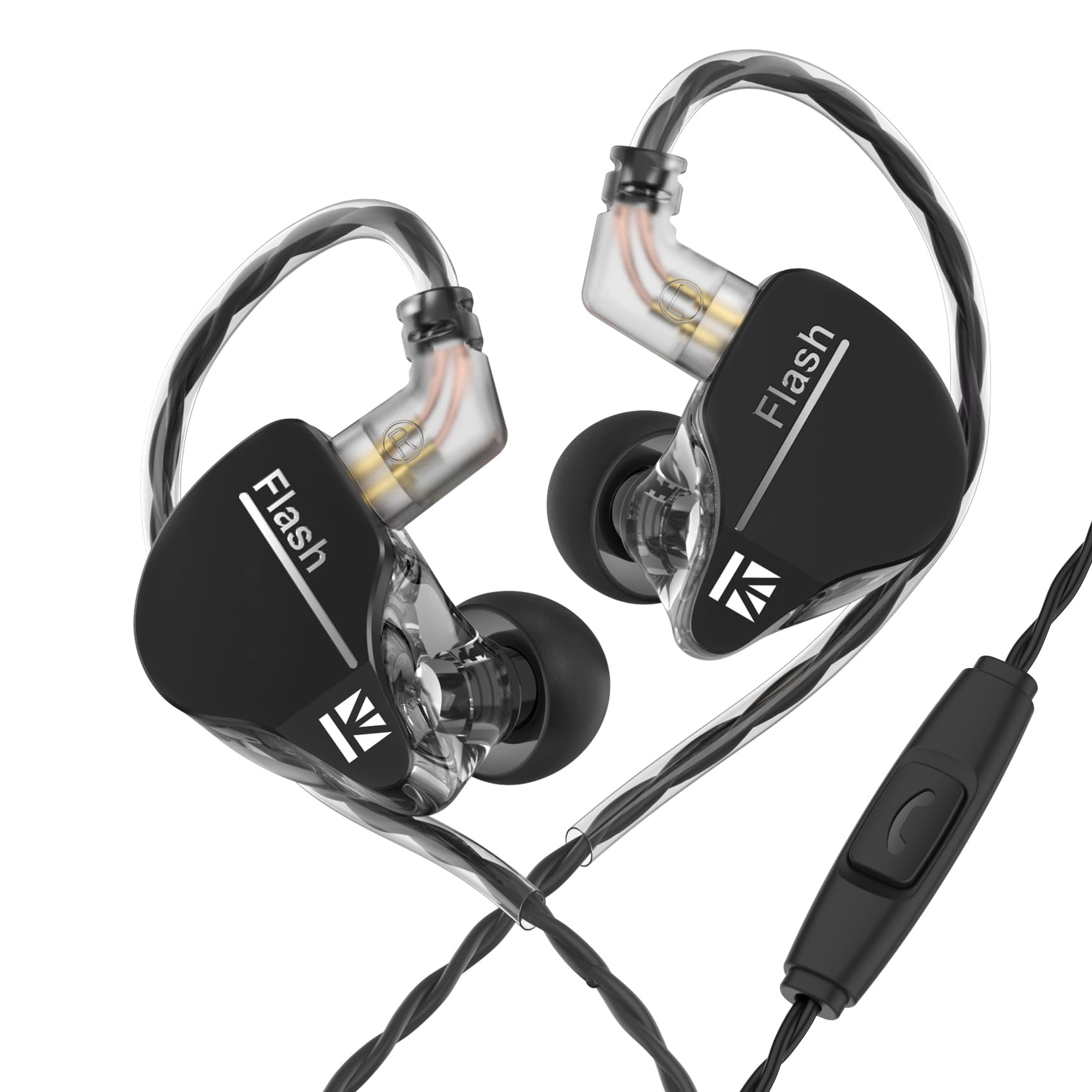 KBEAR Flash Wired Earbuds Earphones 3.5mm Plug in ear Headphones