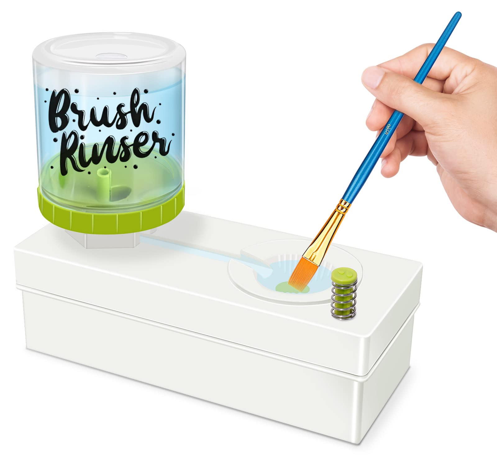 Brush Rinser,Paint Brush Cleaner Art Supplies,Water Cycle Rinser