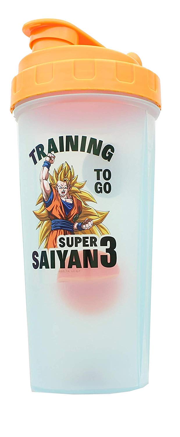 Dragon Ballz Super Saiyan Goku Gym Shaker Bottle 