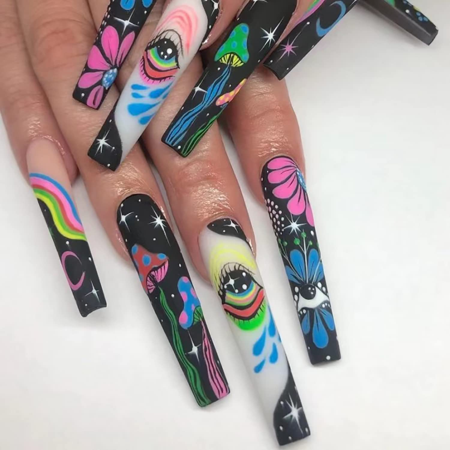 Colorful Ideas for Beautiful Long Nail Designs that You Will Love –  shelloloh