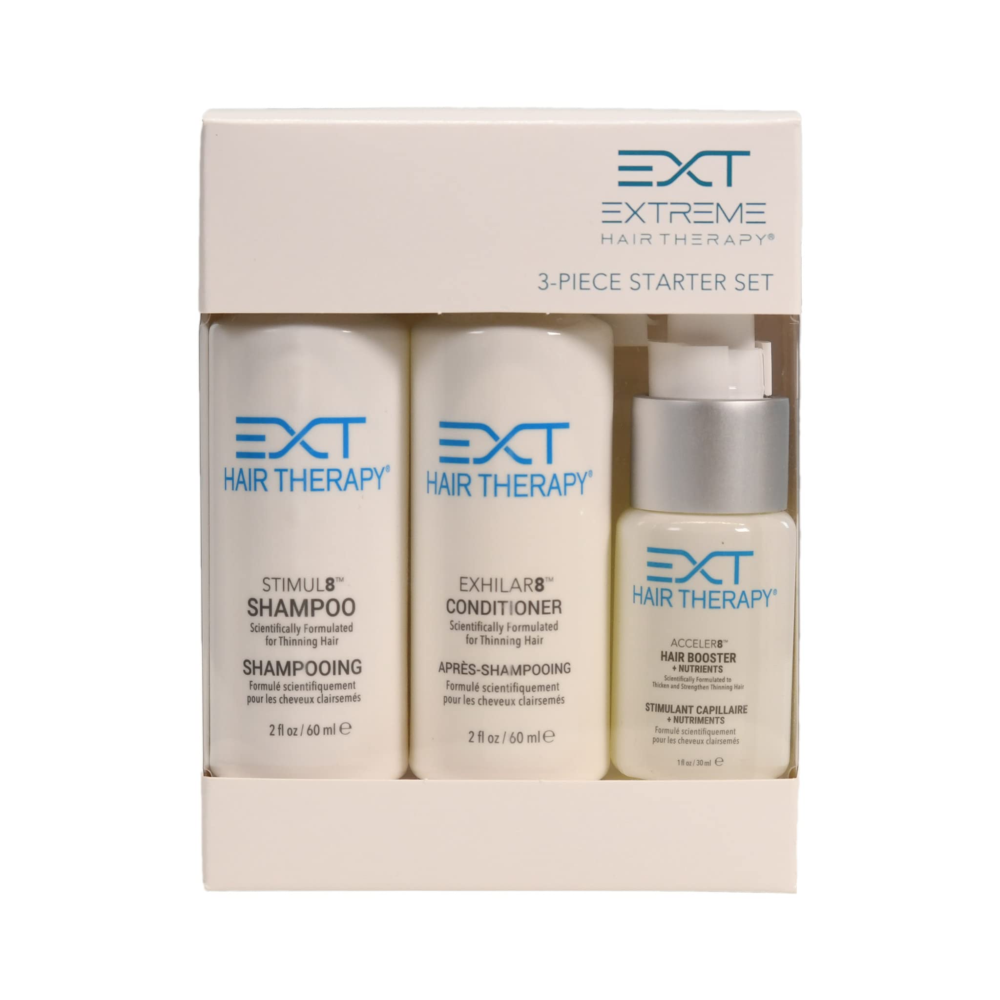 EXT 3 Piece Starter Set for Fine Thinning Hair Trial Size