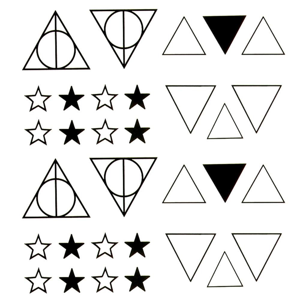 Tattify Triangle Shape Temporary Tattoos - I'd Like to See You Tri (Set of  20) - Walmart.com
