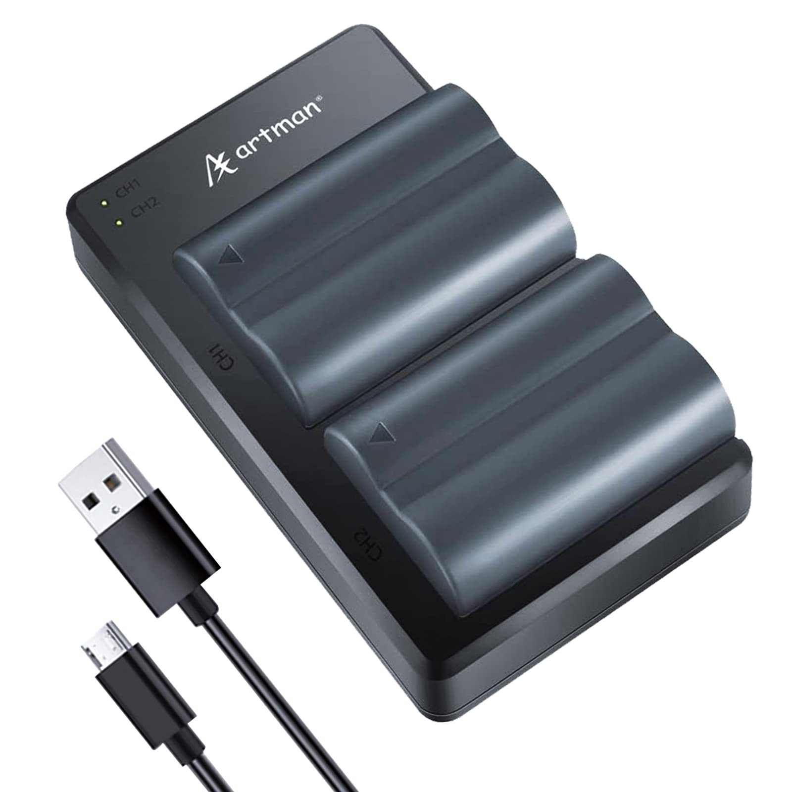  Artman LP-E10 Battery and USB Dual Battery Charger