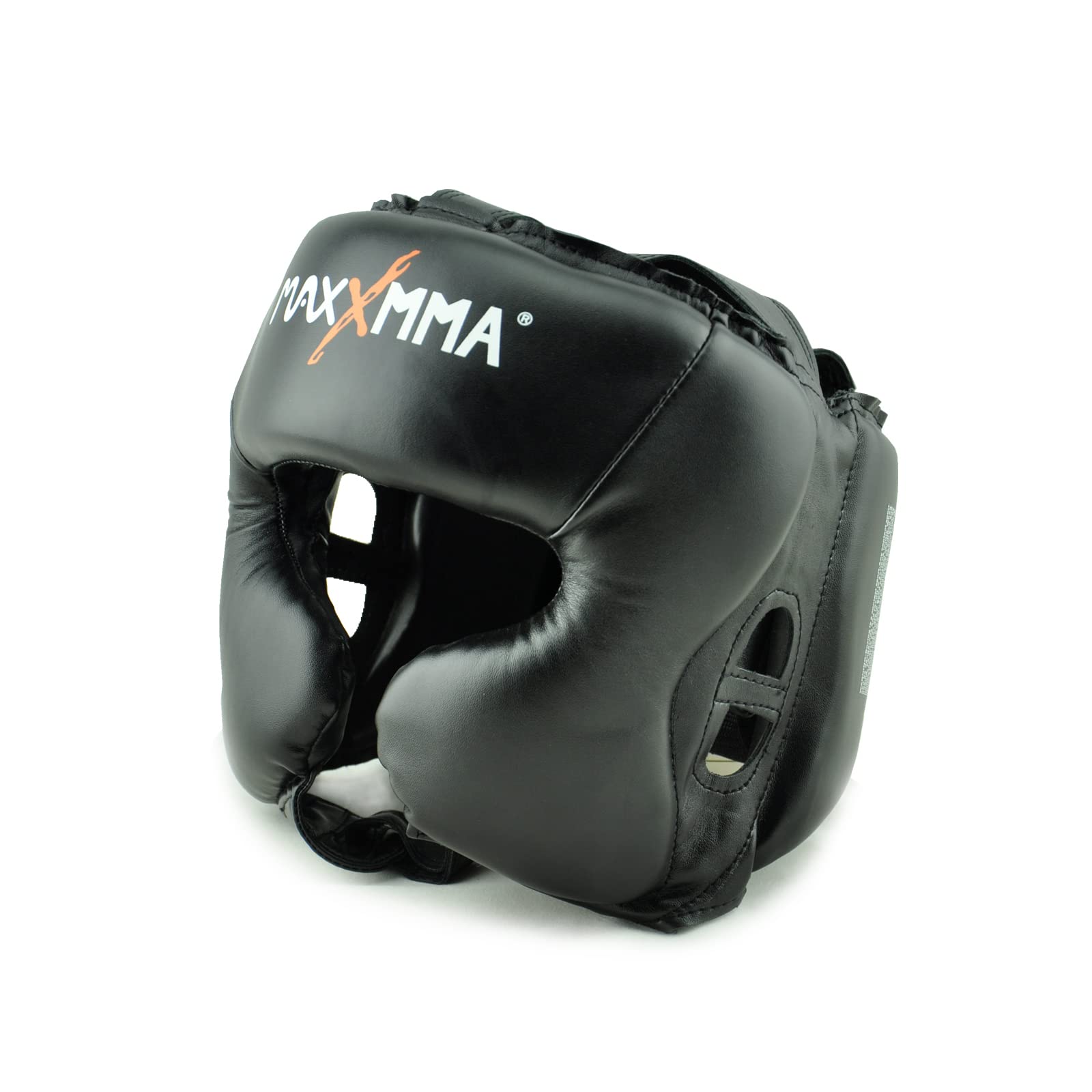 MaxxMMA Headgear Black L/XL Boxing MMA Training Kickboxing