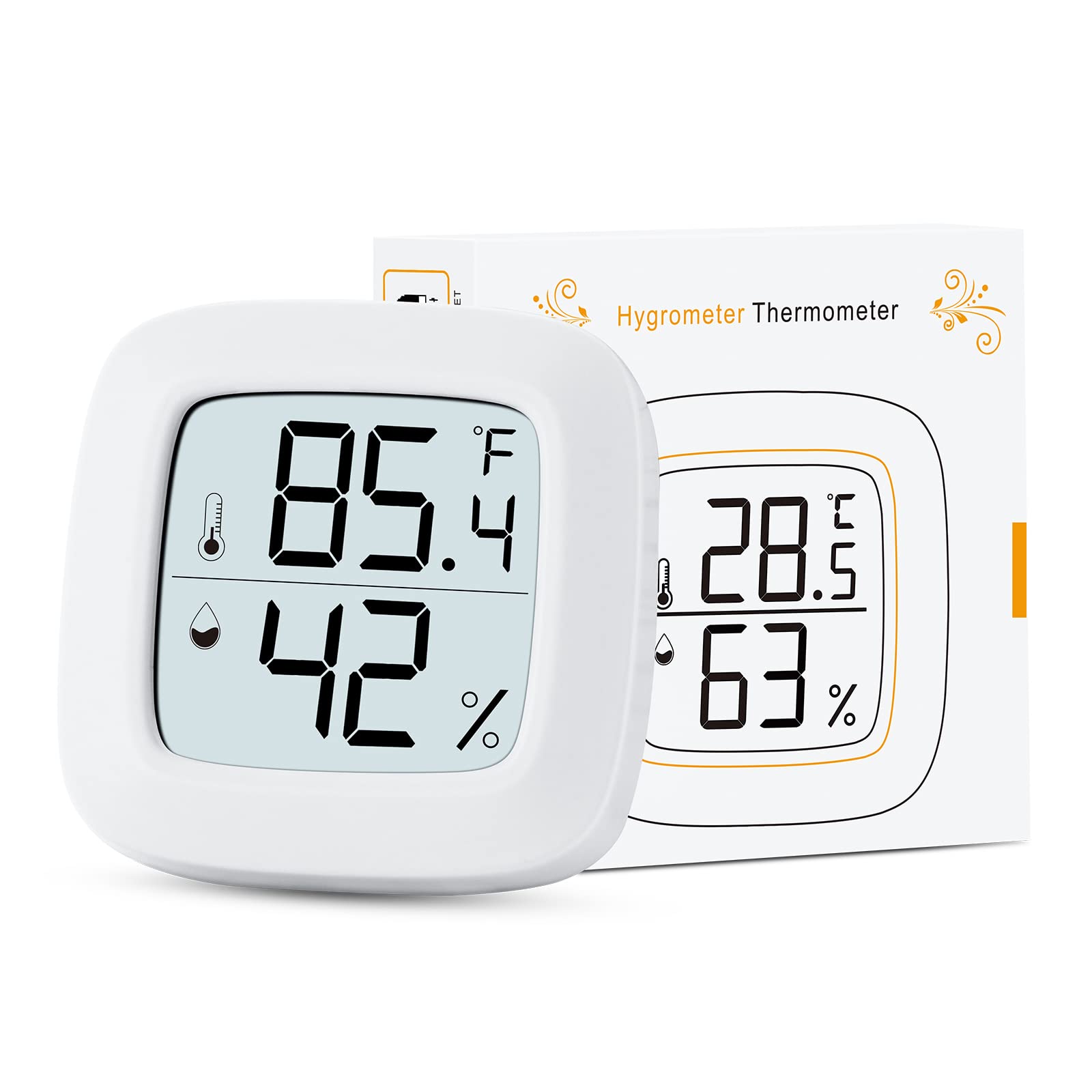 Aggforbl Digital Display Reptile Terrarium Thermometer Hygrometer