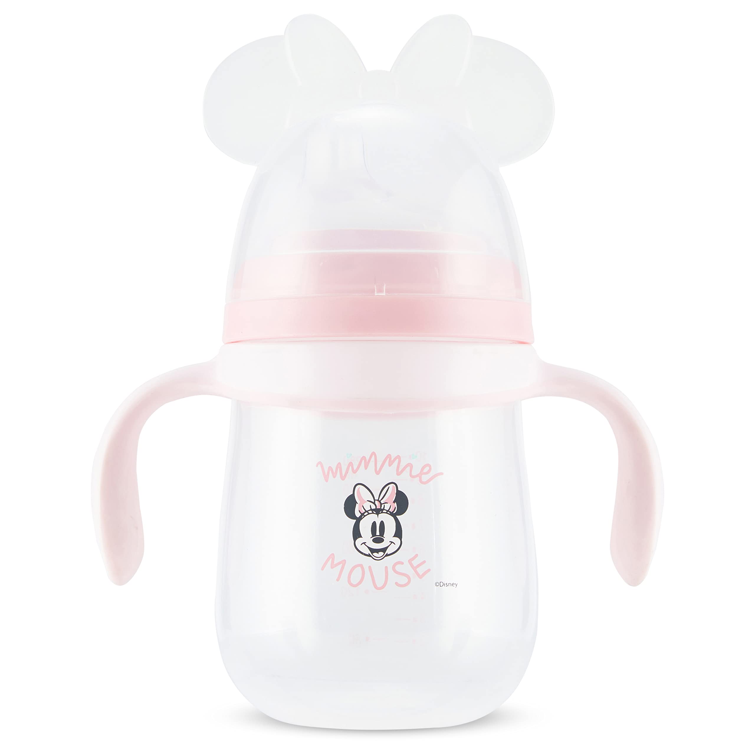 Disney Sippy Cups for Toddlers Learner Sippy Cups for Kids with Pacifier  BPA-Free Trainer Cup with Handles Leak-Proof Minnie Mouse and Mickey Mouse Sippy  Cups Perfect Unisex Gift for Children
