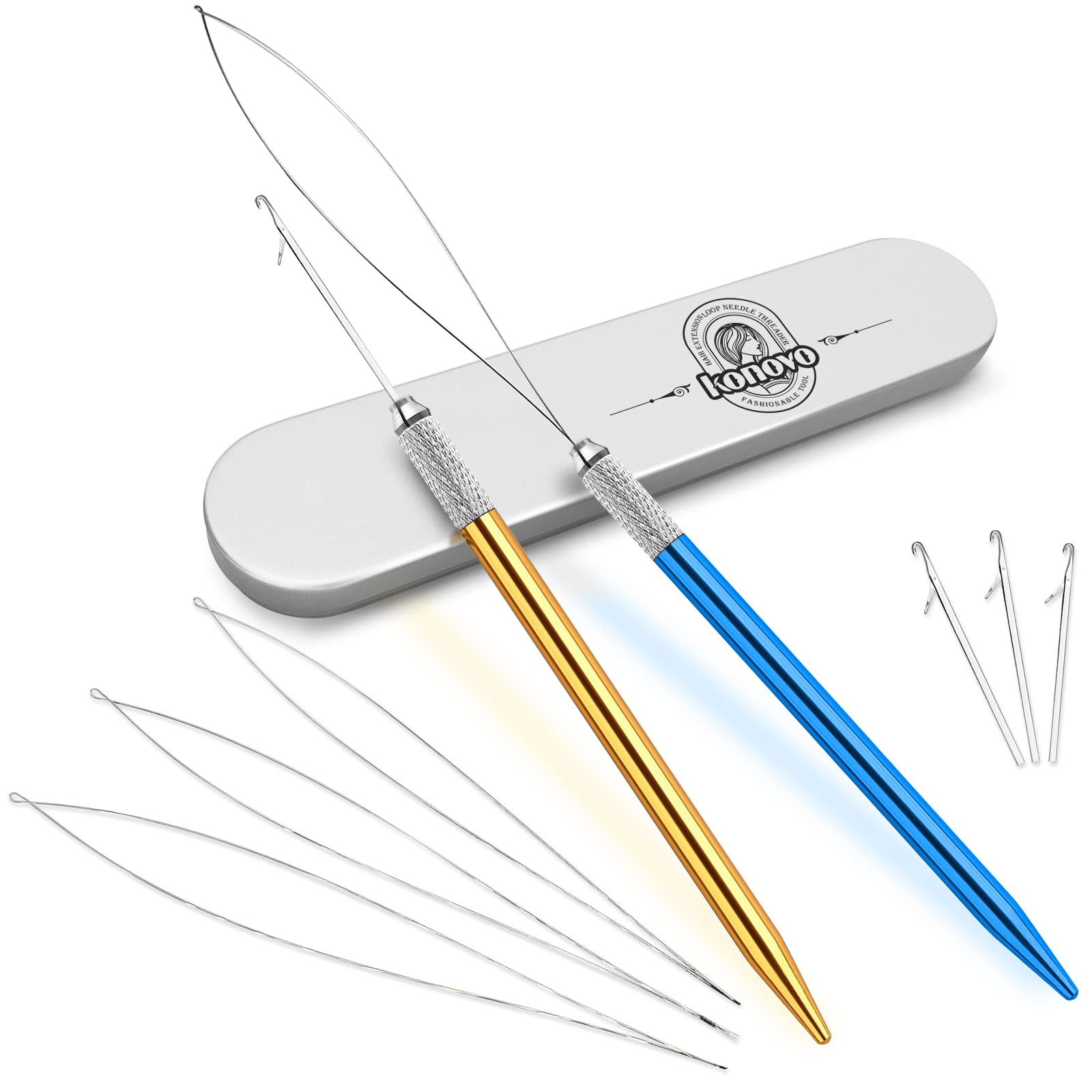 Hair Extension Loop Needle Threader Pulling Hook for Hair or Feather  Extensions Supplies DIY Hook Tool Loop Tools 