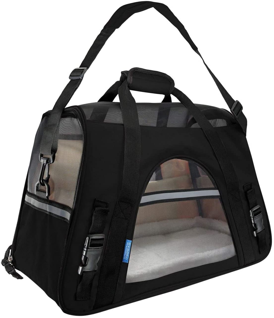 Pet Dog /Small Cat Carrier Soft Sided Comfort Bag Travel Case Airline  Approved
