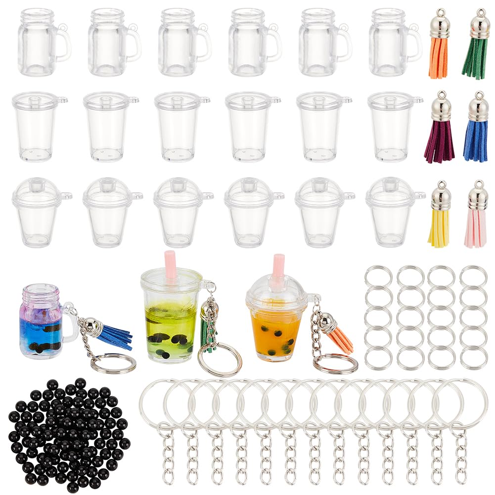 Crafky DIY Bubble Tea Kit, Complete with Boba Tapioca Pearls, Straws, and  DIY Tea Bags Premium Bubble Tea Gift Set