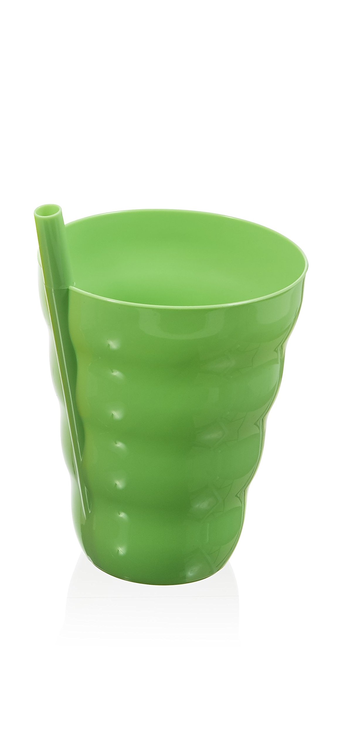 Cup with Built-In Straw