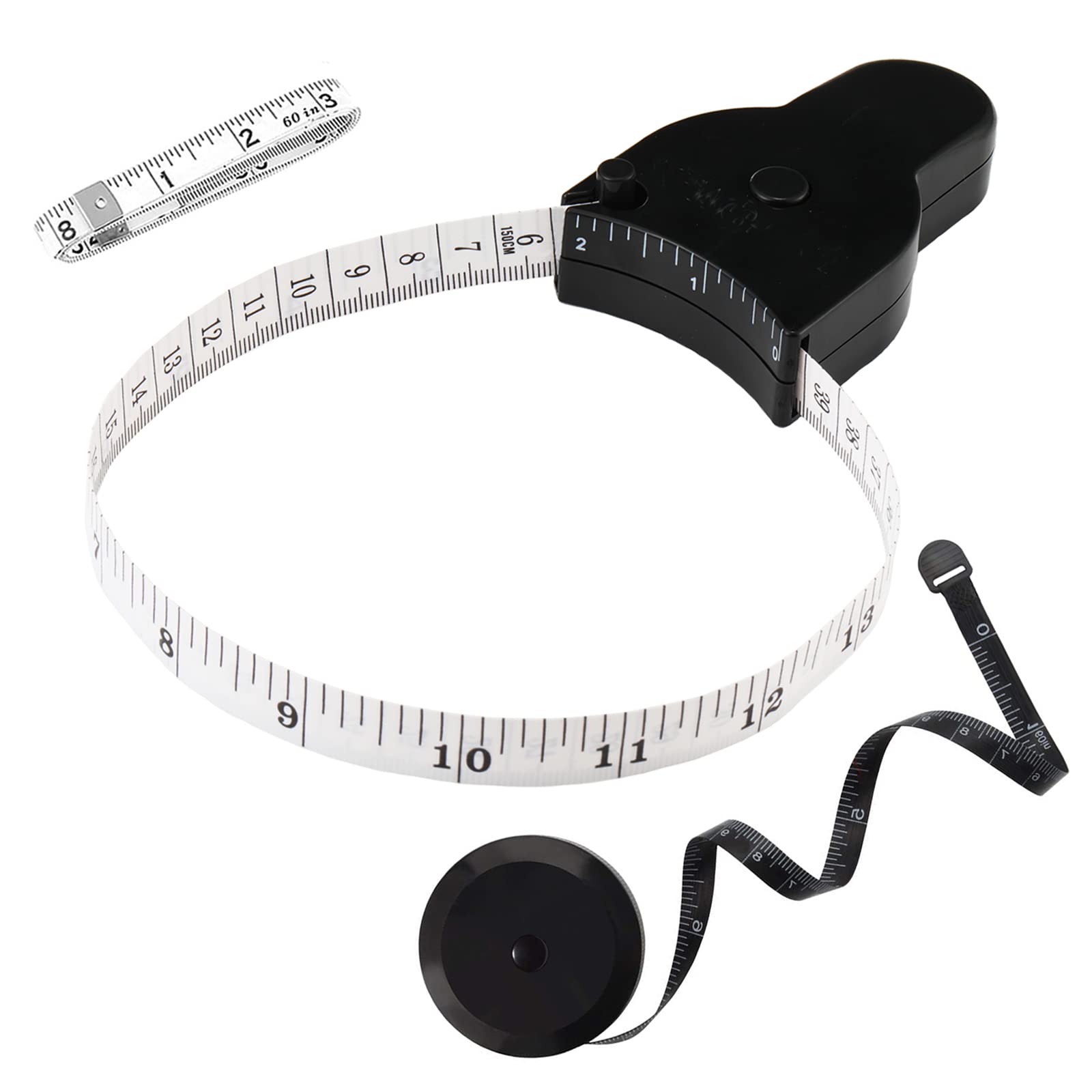 Multifunctional Tape Measure Body Measuring Tape Automatic Telescopic Tape  Sewing Tailor Measurement Tool Automatic Circle Ruler