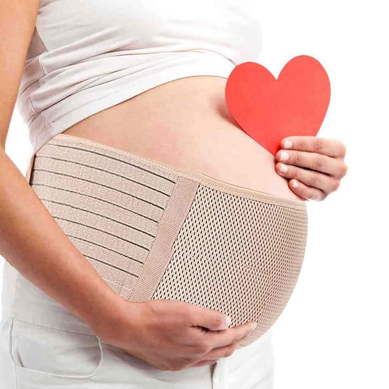 Adjustable Pregnancy Belly Band Breathable Maternity Belt Back