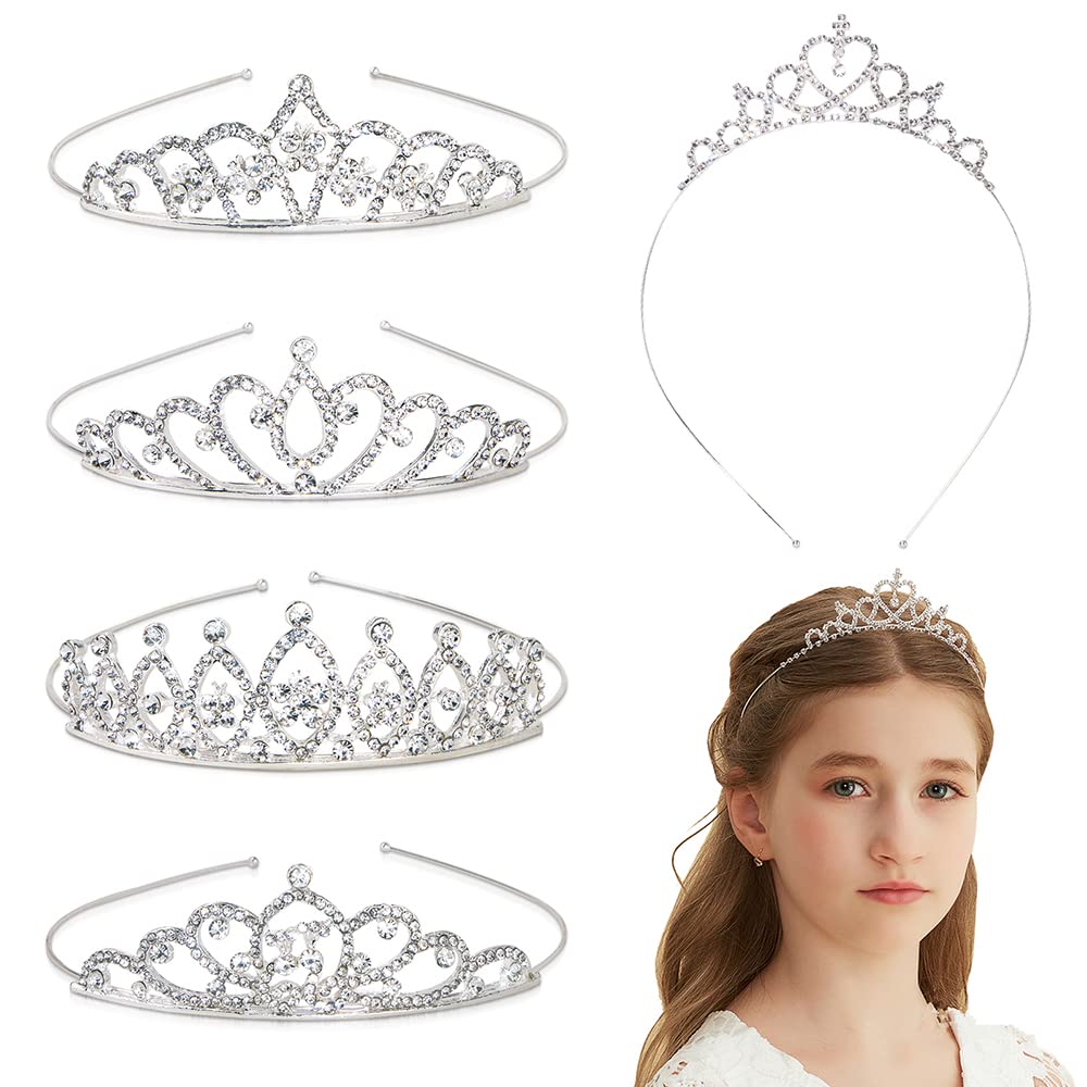 Chuangdi 6 Pieces Girls Crystal Tiara Crown Rhinestone Tiara Crown Princess  Crown Crystal Headband Hair Jewelry for Girls Women Birthday Party Wedding  Prom Bridal Christmas Valentine Halloween, 6 price in Egypt