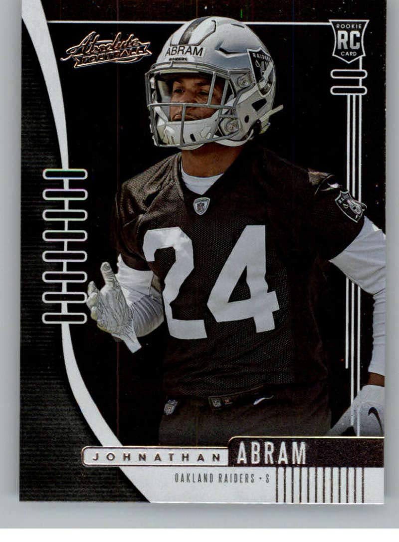 2019 Absolute #182 Johnathan Abram RC Rookie Oakland Raiders NFL