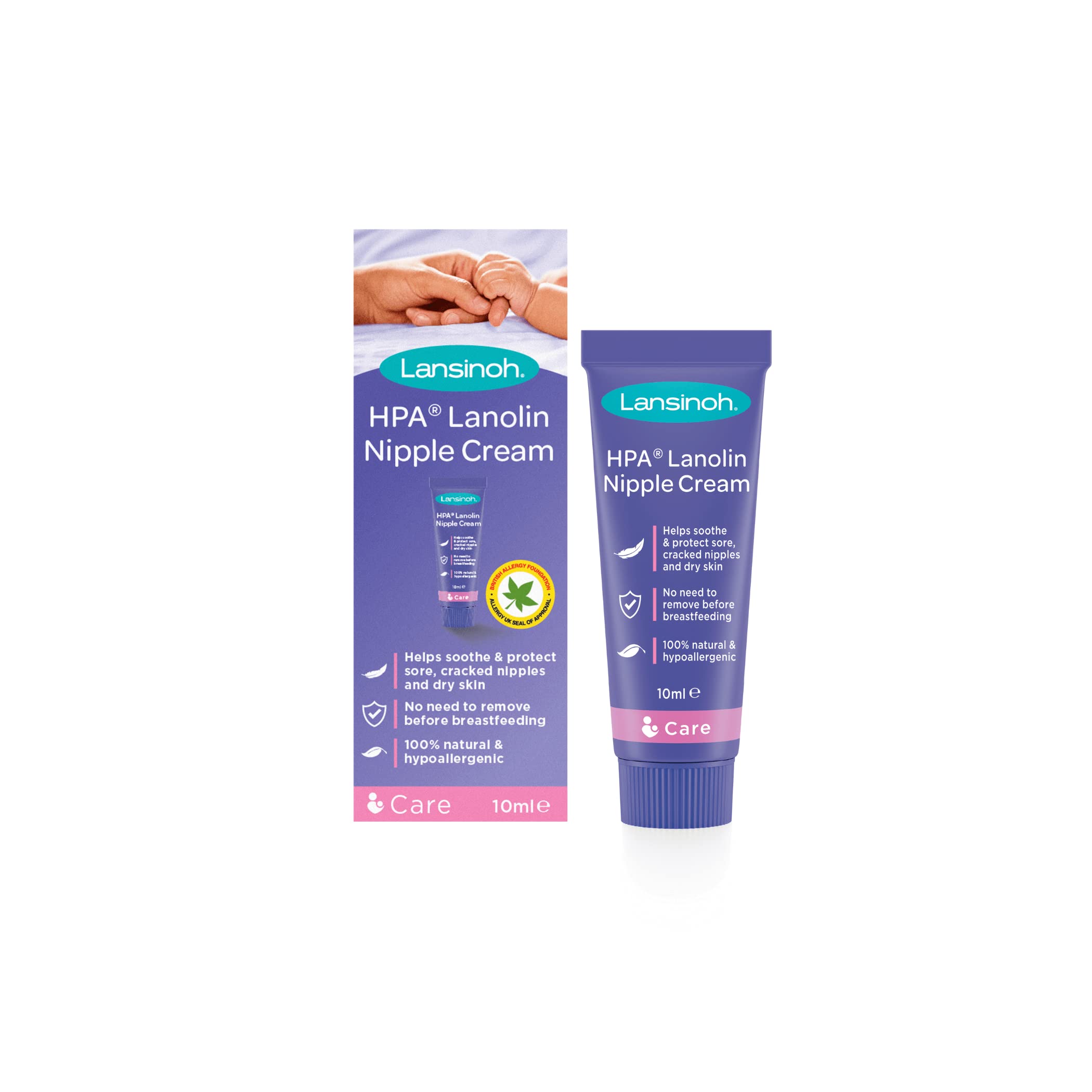 Lansinoh HPA Lanolin Cream 40ml and 24 Disposable Nursing Pads