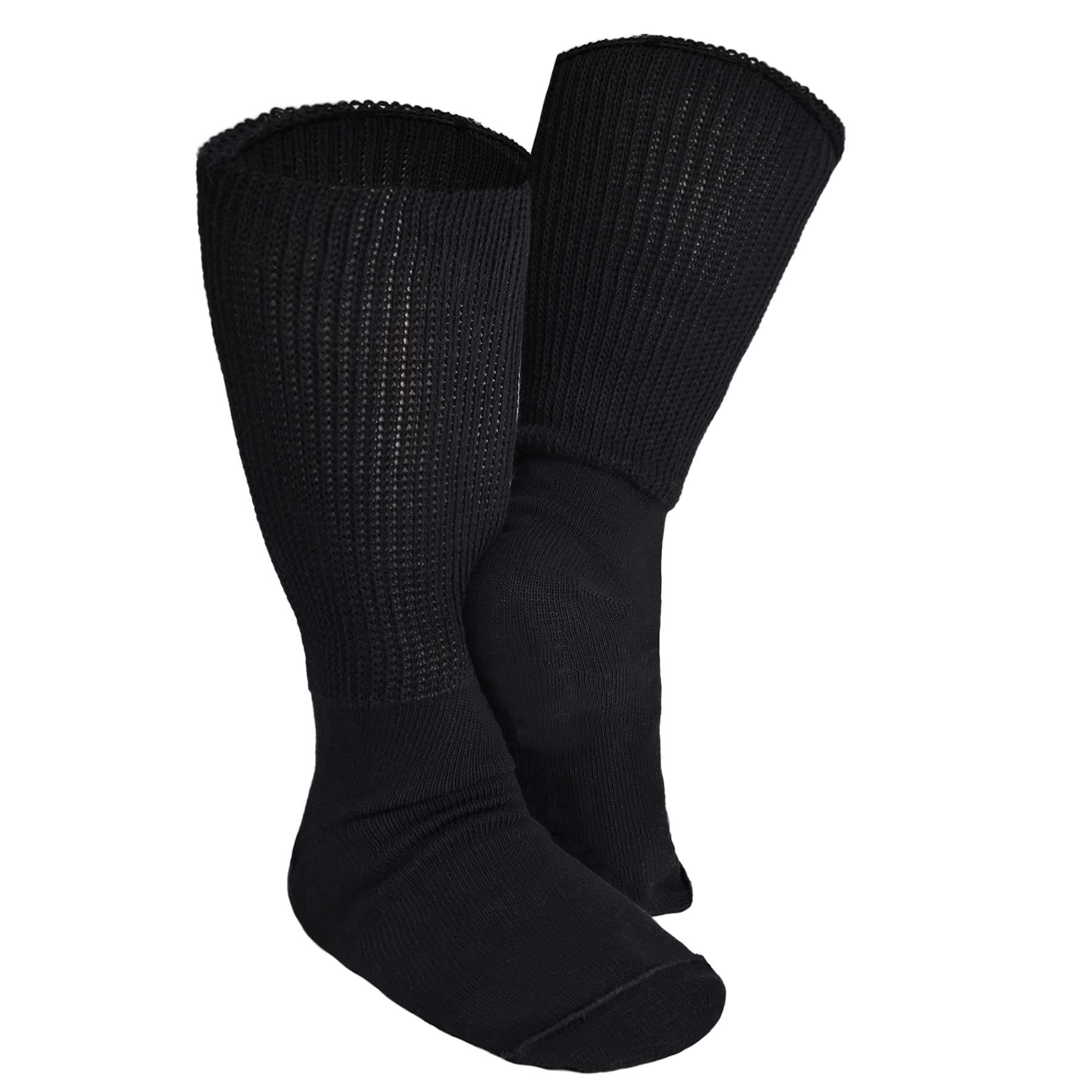 2 Pack - Extra Wide Edema Diabetic Socks for Men and Women